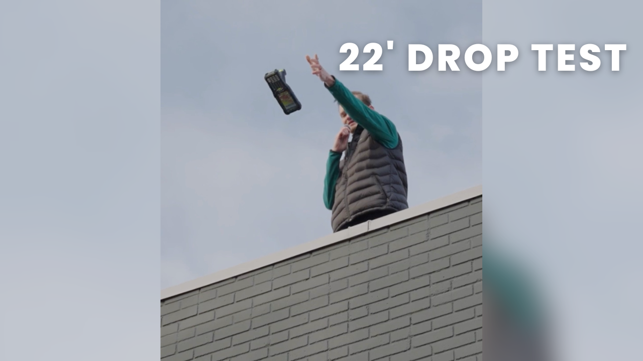 MC9400 Survives 22-Foot Winter Drop Test