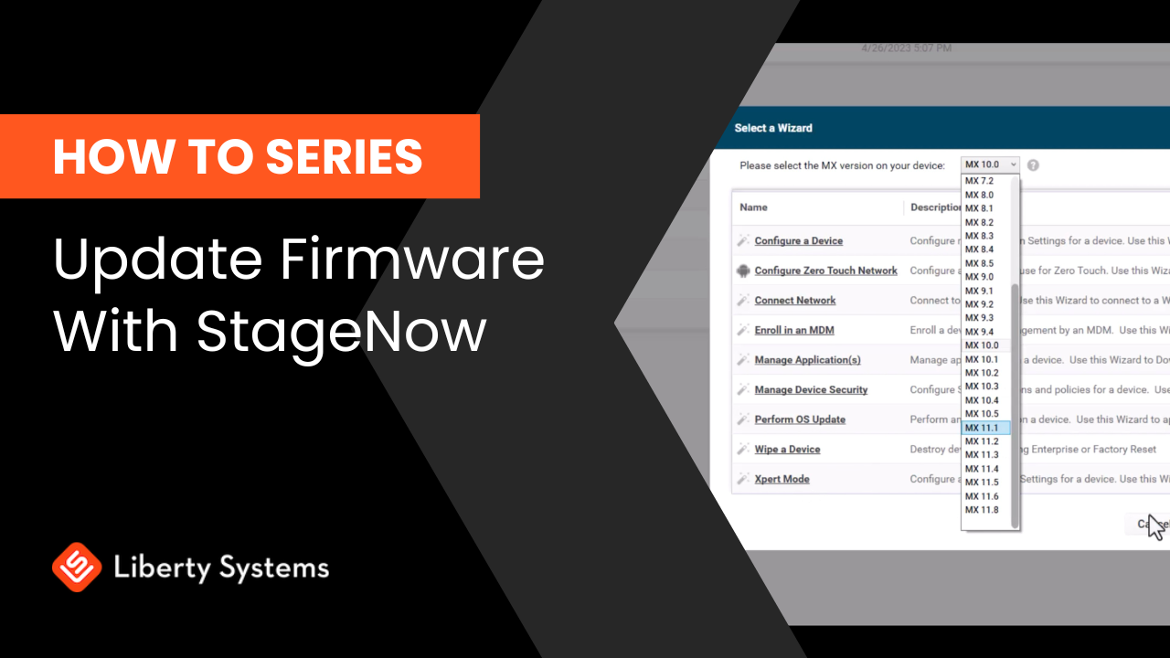How to Update Firmware on Zebra Android Devices Using StageNow